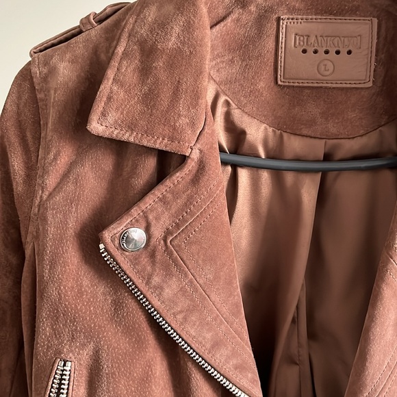 Blank NYC Suede Leather Jacket - Blush - Picture 3 of 7